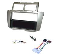 Mascherina autoradio 1 DIN TOYOTA YARIS DAL 2009 con connettore e adattatore
