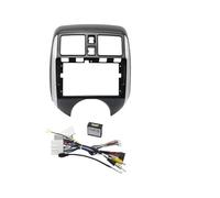 Mascherina Autoradio 2 Din 9 Pollici Per NISSAN Per VERSA Per NOTE 2014-2016 Auto Radio Fasce Android GPS MP5 Lettore Stereo Unità Testa Pannello Dash Pannello Radio(Frame Cable Canbus)