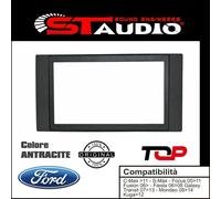 MASCHERINA AUTORADIO 2 DIN CON CORNICE IN TINTA PER FORD GALAXY 2007 AL 2013.