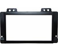 Mascherina autoradio 2 DIN con cornice ISO interna colore NERO per LAND ROVER Freelander 2004->2006