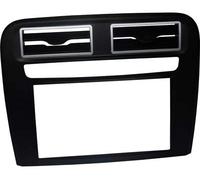 MASCHERINA RADIO 2 DIN FIAT GRANDE PUNTO KIT PER RADIO EURO E CINESE. NERO.
