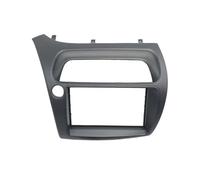 Mascherina Autoradio 2 DIN Con Lettore CD Adattatore Per Telaio Stereo Copriruota Sinistro Per Civic Hatchback 2006-2011(Gray,LHD)