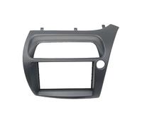 Mascherina Autoradio 2 DIN Con Lettore CD Adattatore Per Telaio Stereo Copriruota Sinistro Per Civic Hatchback 2006-2011(Gray,RHD)