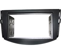 Mascherina autoradio 2 DIN in KIT di montaggio completo di 2 staffe.