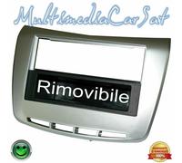 Mascherina Autoradio 2 DIN ISO Lancia Delta dal 2008 Silver Metallizzato - 3479