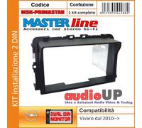 MASCHERINA AUTORADIO 2 DIN RENAULT TRAFIC ICE 2011> ADATTATORE DUE DIN FULL KIT