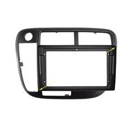 Mascherina autoradio 2 DIN per autoradio multimediale/adatto per Honda Civic (22,5 cm) MP3 MP5 Video Audio Stereo 1998 - 2000 (ruota sinistra)