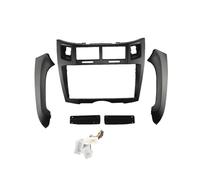 Mascherina Autoradio 2 DIN Per Toyota Per Yaris Per Vitz Per Platz 2005-2012 Kit Cruscotto Adattatore MP5 Stereo DVD Cornice Pannello(Frame Cable black)