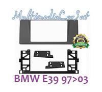 Mascherina Autoradio 2 Doppio Din BMW S5 E39 Senza Navi Cornice Montaggio 3568