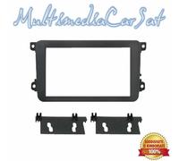 Mascherina Autoradio 2 Doppio DIN Nero SKODA Fabia Yeti Roomster Octavia 3692