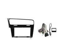 Mascherina Autoradio 2DIN Da 10 Pollici Con Cablaggio Cavo E Scatola Canbus Per VW Per Golf 7 2012-2020(Frame wire)