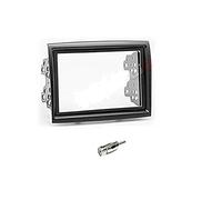 Mascherina autoradio 2DIN per Fiat Ducato/Peugeot/Citroen colore nero