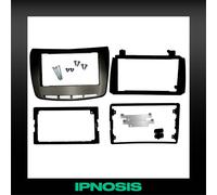 Mascherina Autoradio 9" Nero Lucido Compatibile con Lancia Delta 2008 al 2014