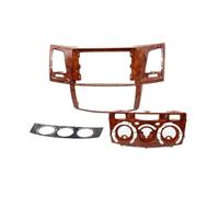 Mascherina Autoradio 9 Pollici Car DVD Frame Audio Dash Kit Trim Facia Panel Radio Player Screen 2 Din Per Toyota Per Hilux Per Fortuner 2005-2007 Mascherine Telaio(MT AC-B)