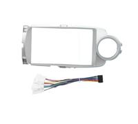 Mascherina Autoradio 9 Pollici Per TOYOTA Per YARIS Per VITZ Per PLATZ 2012-2017 Autoradio Android Cornice Stereo Pannello Lettore Fasce Cablaggio Filo Decoder Canbus(Frame B Cable)