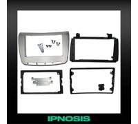 Mascherina Autoradio 9" Silver Compatibile Con Lancia Delta dal 2008 al 2014