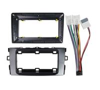 Mascherina autoradio Adatto per Toyota Auris E150 2006-2011 2Din GPS Dvd Stereo Pannello Dash Mount Car Radio Fascia Frame