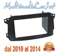 Mascherina Autoradio Completa 2 Doppio DIN Nero Smart Fortwo 10-14 3621