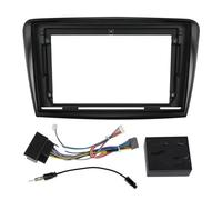 Mascherina Autoradio Cornice Per Autoradio 10 Pollici Per Skoda Per Superb 2 B6 2008-2015 Kit Montaggio Cruscotto Stereo GPS DVD Installazione Adattatore Copertura Fascia
