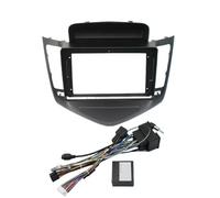 Mascherina Autoradio Da 9 Pollici Con Adattatore Can-Bus E Pannello Di Montaggio Per Autoradio Android Per Chevrolet Per Cruze 2009-2014 PYPFQUMQGR(Black Frame Full Set)