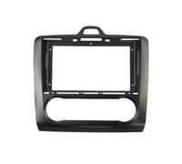 Mascherina Autoradio Da 9 Pollici Per Ford Per Focus 2 MK2 2005-2011 Lettore Stereo Android MP5 Unità Principale DIN Cornice Cruscotto(Black,Frame-AT)