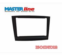 MASCHERINA AUTORADIO DUE DIN PER FIAT DOBLO' DAL 2015 IN POI. COLORE NERO OPACO.