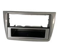 MASCHERINA AUTORADIO ISO 2 DOPPIO DIN ALFA ROMEO MITO GRIGIO LUCIDO 2008>2013