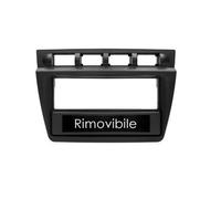 MASCHERINA AUTORADIO ISO NERA KIA PICANTO ADATTATORE VANO STEREO CORNICE 2004>07