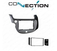 Mascherina autoradio KIT 2 DIN nera Honda Jazz