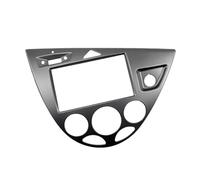 Mascherina Autoradio Kit Di Montaggio Per Cruscotto Con Adattatore Autoradio Android MP5 Da 2 DIN 7 Pollici Per Ford Per Focus MK1 1998-2005 Guida A Destra Facciata Telaio Radio(Argento)