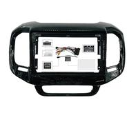 Mascherina Autoradio Kit Installazione Per Autoradio 2 DIN 9 Pollici Con DVD GPS Mp5 ABS PC Plastica Per FIAT Per Toro 2016-2019(Frame an canbus)