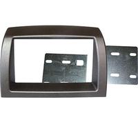Masterline Mascherina radio 2 DIN per Lancia Y 2004-2007 Antracite Kit con staffe in metallo