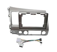 Mascherina Autoradio Kit Rivestimento Per Cruscotto Con Cornice Per DVD 10,1 Pollici Schermo Per Lettore Radio 2 DIN Per Civic 2006-2011 Stereo Sinistro(LHD Frame-cord-LH)