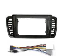 Mascherina Autoradio Pannello Adattatore Per Autoradio Stereo 9 Pollici 2 DIN Lettore DVD Cornice Per Volante Sinistro Per Subaru Per Outback Per Legacy 2004-2009(Frame-cord)