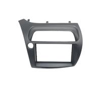 Mascherina Autoradio Per Civic Per Hatchback 2006-2011 | Integrazione perfetta in plastica ABS 2 Din Kit Montaggio Adattatore Autoradio(Grey LHD Frame)