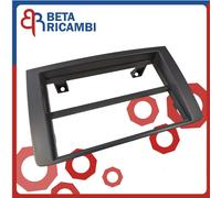 Mascherina Autoradio Per Fiat Idea Lancia Musa Supporto Doppio 2 Iso Grigio