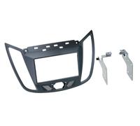 Mascherina autoradio per Ford C-MAX (DXA) a partire dall'anno di costruzione 12/2010 2-DIN/grigio scuro.