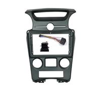 Mascherina Autoradio Per KIA Per CARENS 2007-2011 9 POLLICI AUTOMATICO-MANUALE AC Autoradio Stereo Schermo Audio Lettore Video Navigazione Cavi Cablaggio Telaio(Auto cable)