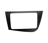 Mascherina Autoradio Per Seat Per Leon 2 DIN Unità Principale Pannello Stereo Montaggio A Cruscotto Installazione Navigatore DVD Cornice Mascherina(Black)
