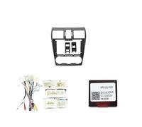 Mascherina Autoradio Per SUBARU Per FORESTER/WRX/XV 2015-2017 | Telaio Autoradio 2 Din Supporto Console Centrale Cavo Cruscotto Canbus Adattatore Antenna(Frame B Set A)