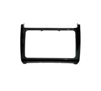 Mascherina Autoradio Per VW Per POLO 2014-2017 | Telaio per autoradio in plastica ABS 2 DIN Kit Montaggio Adattatore Autoradio(Piano black)