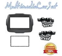 Mascherina autoradio Phonocar 2 DIN nero JEEP Renegade 14in poi 03528