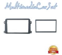 Mascherina autoradio Phonocar 2ISO grigio 03462 VW Caddy Golf V VI Jetta New Bee