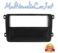 Mascherina autoradio Phonocar 2ISO-ISO nero VW/Skoda/Sea 03294