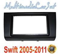 Mascherina Autoradio Suzuki Swift '05-'11 Doppio Din Nera 3343DD