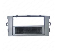 Mascherina Autoradio TOYOTA AURIS 07> ADATTATORE SILVER STEREO