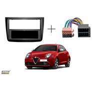 MASCHERINA + CABLAGGIO MONTAGGIO AUTORADIO ALFA MITO 2DIN - 2008 IN POI