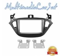 Mascherina Cambio autoradio Radio2 DIN Nero lucido OPEL Adam 13- Corsa 15- 03698