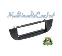 MASCHERINA CORNICE AUTORADIO ISO 1 DIN FIAT 500 NERO NERA 07-16 3421