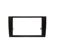 MASCHERINA CORNICE AUTORADIO STEREO 2 ISO NERA AUDI A4 8E B7 e B6 SEAT EXEO 2008